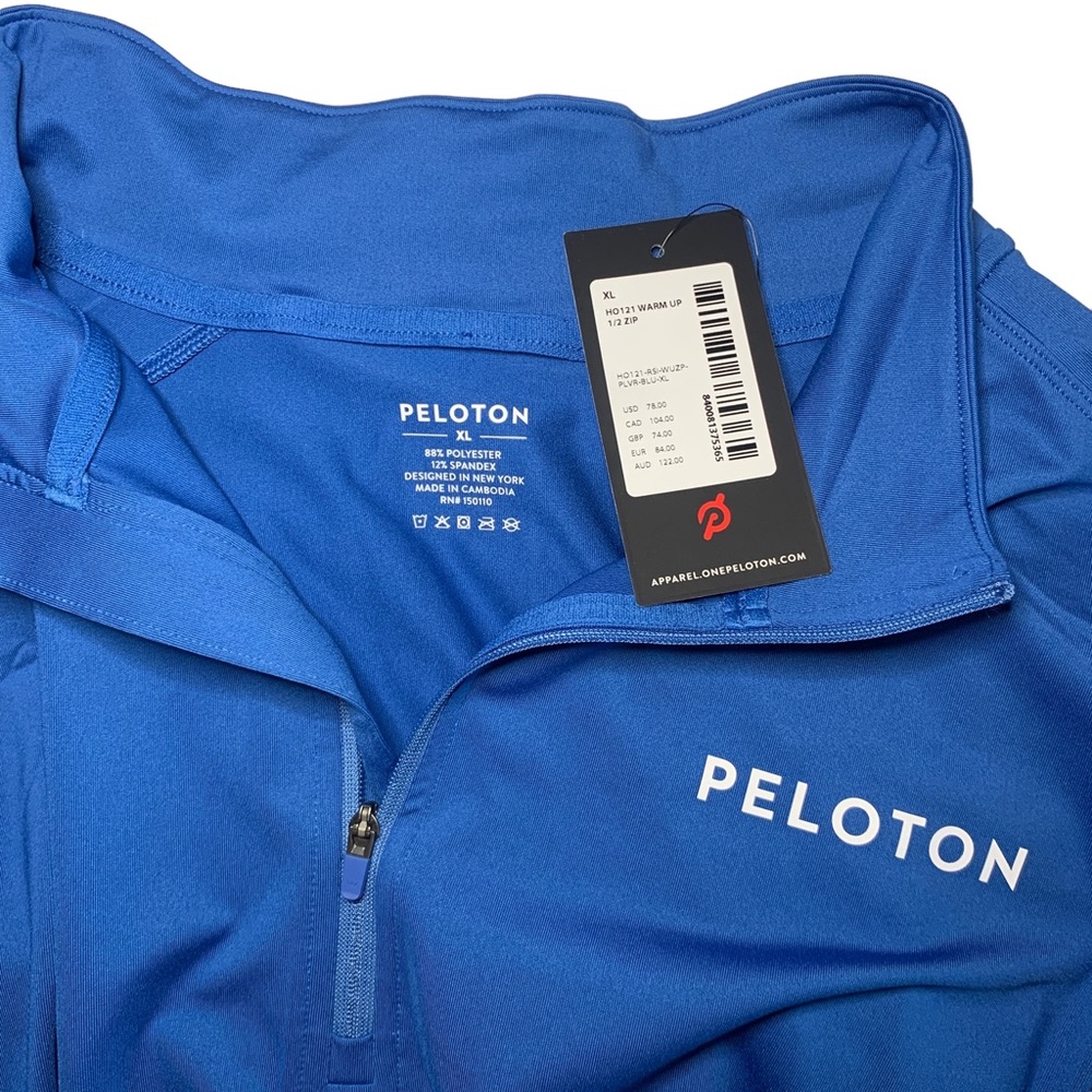 Peloton “Warm Up” ¼-Zip Performance Jersey